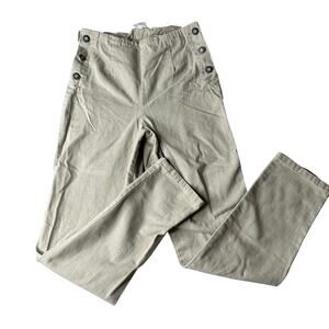 Vintage Kids Y2K 90s Guess Khaki Flat Front And Back Size Button Pant Size 12